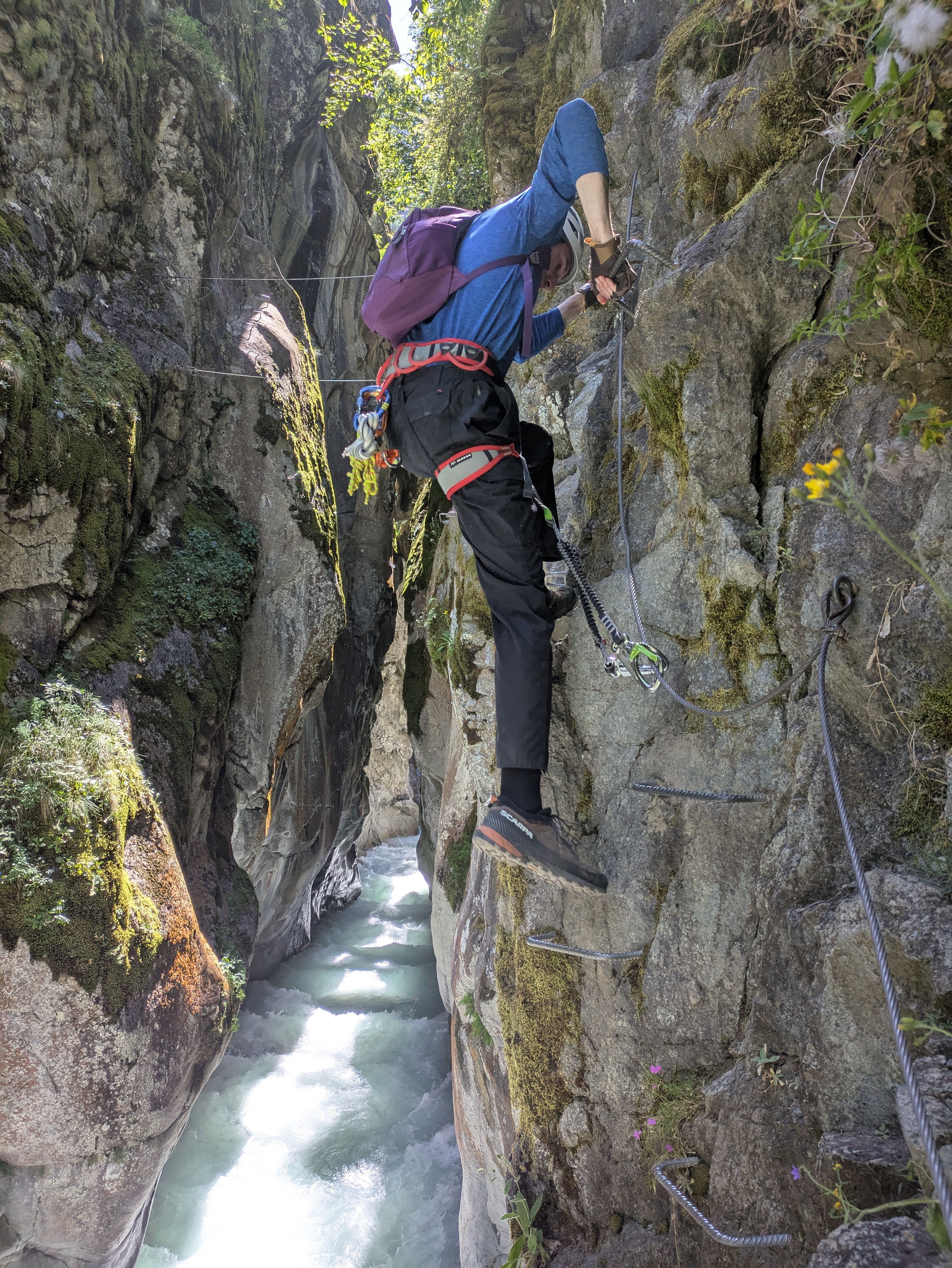 Via Ferrata in the Alps